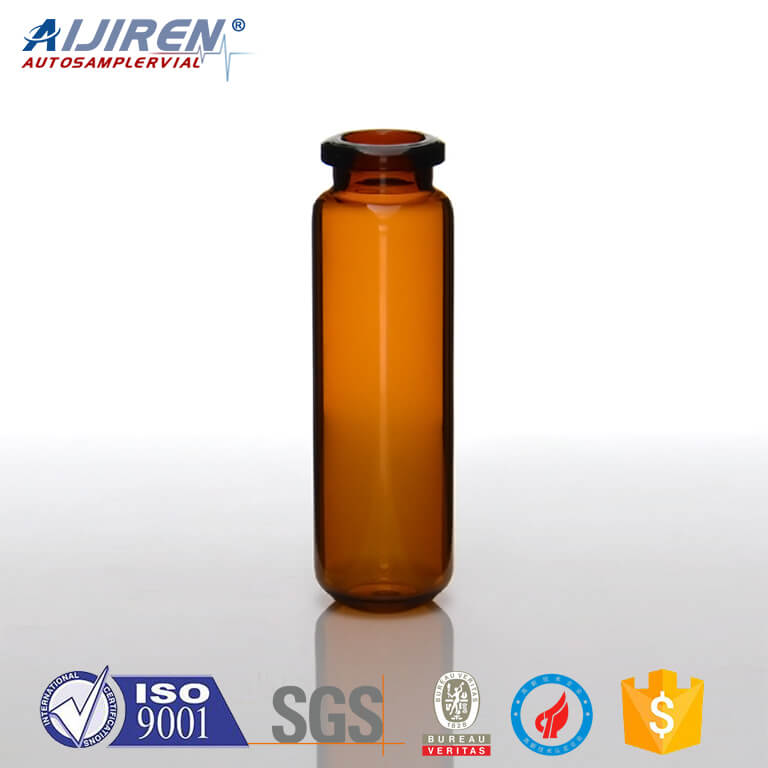 silanized 75mm crimp top gc septa vials